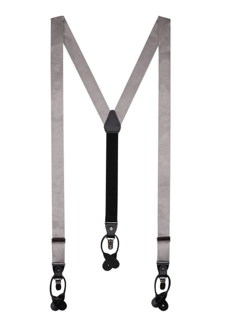Sterling Satin Suspenders