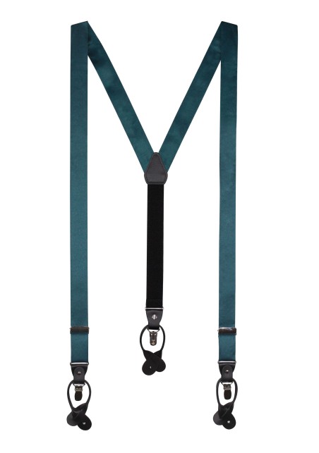 Gem Green Dress Suspenders