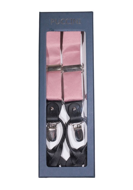 Quartz Pink Dress Suspenders in Box