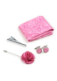 Geranium Paisley Groomsmen Accessories
