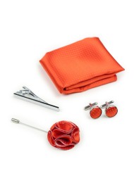 Tangerine Groomsmen Accessories