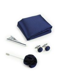 Navy Blue Groomsmen Accessories