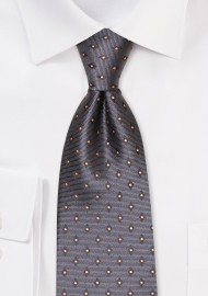 Diamond Check Tie in Slate Blue