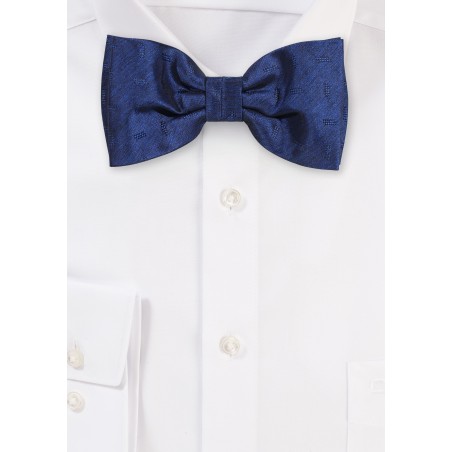 Mens Autumn Bow Tie in Twilight Navy