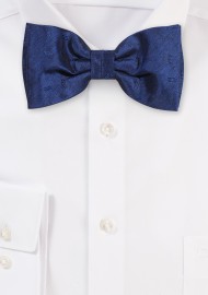 Mens Autumn Bow Tie in Twilight Navy