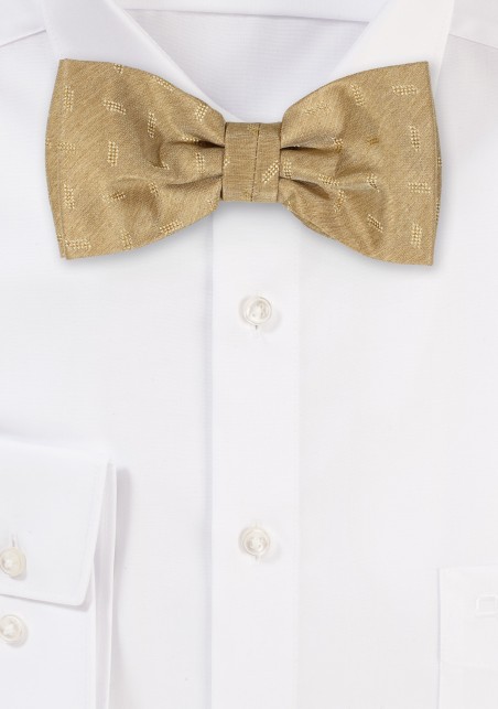Mens Bowtie in Butterscotch