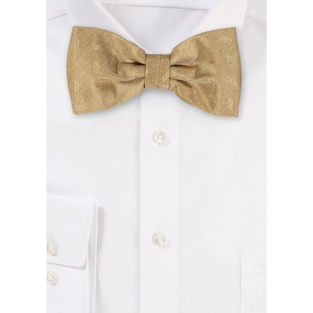 Mens Bowtie in Butterscotch