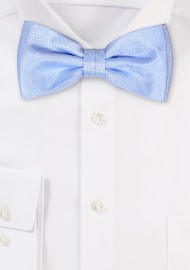 Geo Check Bowtie in Light Blue