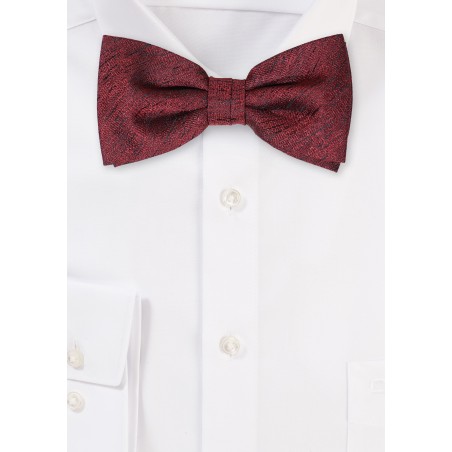 Cabernet Red Mens Bowtie