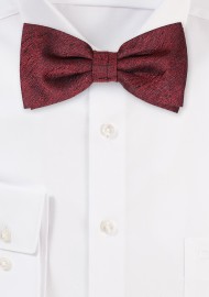 Cabernet Red Mens Bowtie