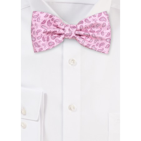 Paisley Bowtie in Pink