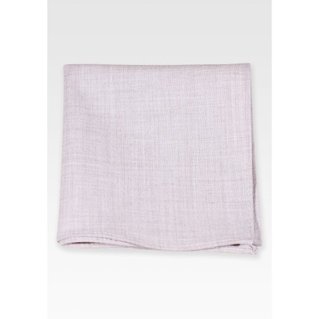 Cotton Pocket Square in Stone Gray