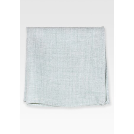 Cotton Pocket Square in Sagebrush