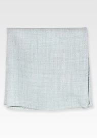 Cotton Pocket Square in Sagebrush