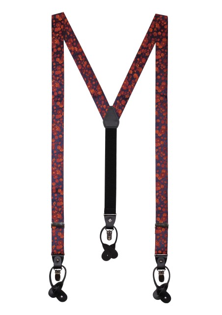 Cinnamon Spice Floral Dress Suspenders