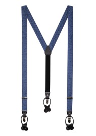 Denim Blue Designer Suspenders