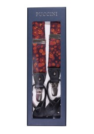 Cinnamon Spice Floral Dress Suspenders in Gift Box