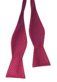 Self Tie Designer Bow Tie in Cherry