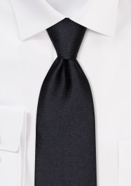 Charcoal Designer Mens Neck Tie in Satin Finish
