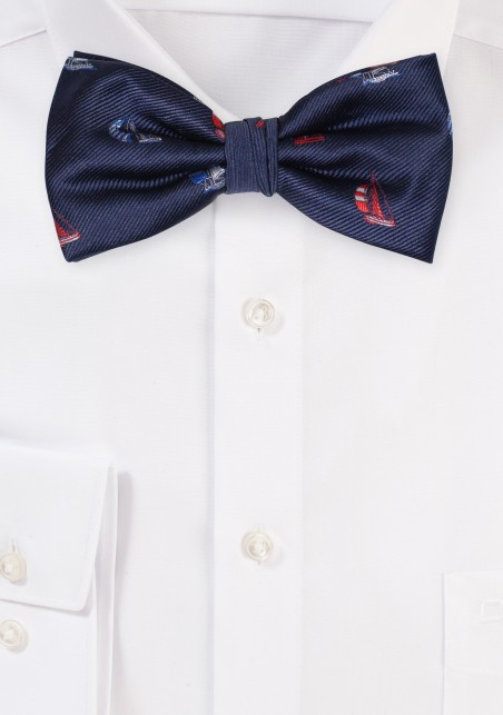 Yachting Bow Tie in Navy