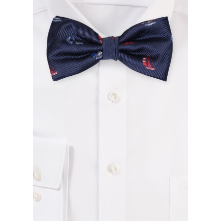 Yachting Bow Tie in Navy