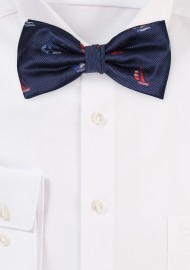 Yachting Bow Tie in Navy