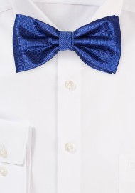 Geometric Design Bow Tie in Sapphire