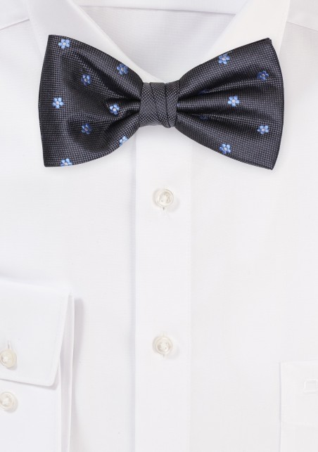 Brown Floral Bow Tie
