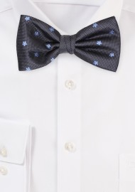 Brown Floral Bow Tie