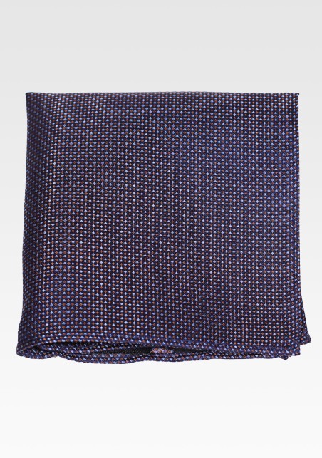 Autumn Tartan Pocket Square in Pure Silk