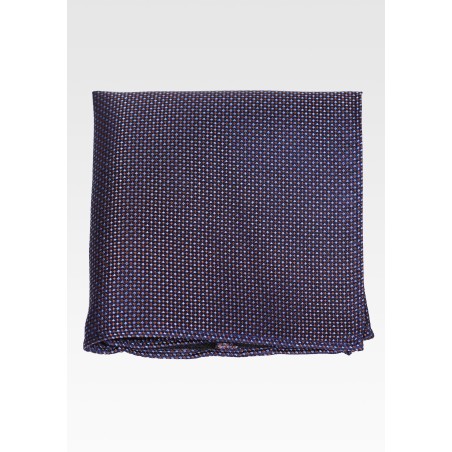 Autumn Tartan Pocket Square in Pure Silk