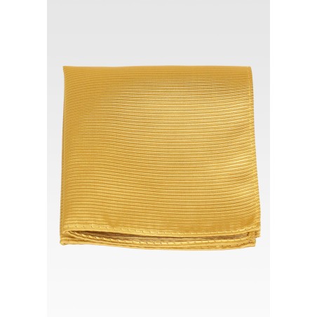 Striped Hanky in Vintage Gold