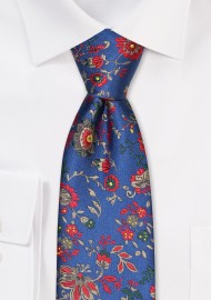 Vintage Floral Weave Mens Tie