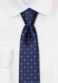 Teal Floral Skinny Tie