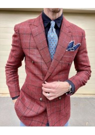 Vintage Medallion Print Tie in French Blue