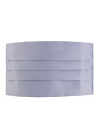 Silver Dress Cummerbund