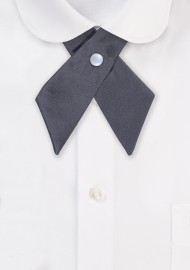 Solid Satin Cross Tie in Moss Green