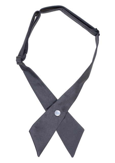 Solid Satin Cross Tie in Moss Green