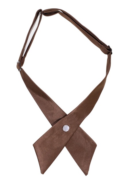 Solid Satin Cross Tie in Walnut