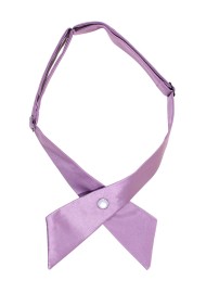 Solid Satin Cross Tie in Bouquet