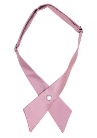 Solid Satin Cross Tie in Quartz