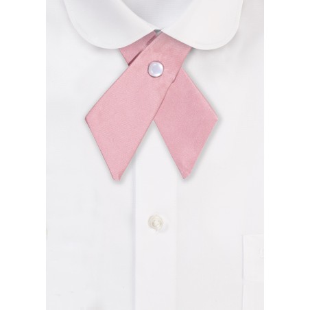 Solid Satin Cross Tie in Ballet