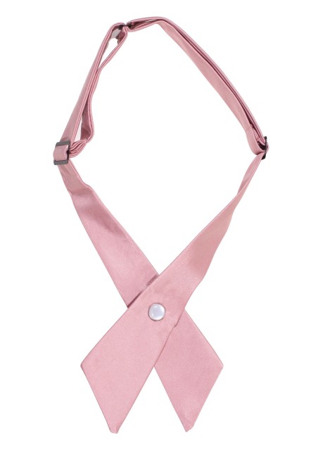 Solid Satin Cross Tie in Ballet