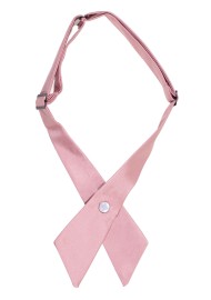 Solid Satin Cross Tie in Ballet