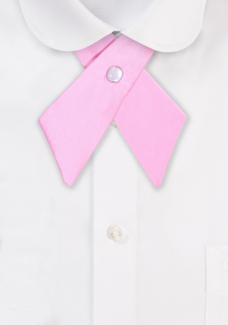 Pink Cross Tie | Bright Pink Ladies Cross Tie