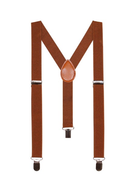 Brown Kids Suspenders