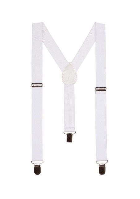 Kids Suspender in Bright White