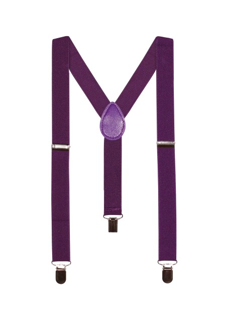 Purple Suspenders for Kids