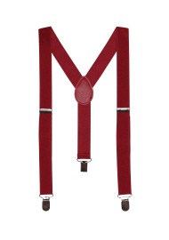Burgundy Red Kids Suspenders