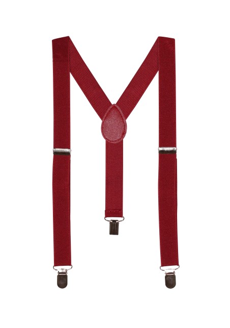 Burgundy Suspenders for Kids